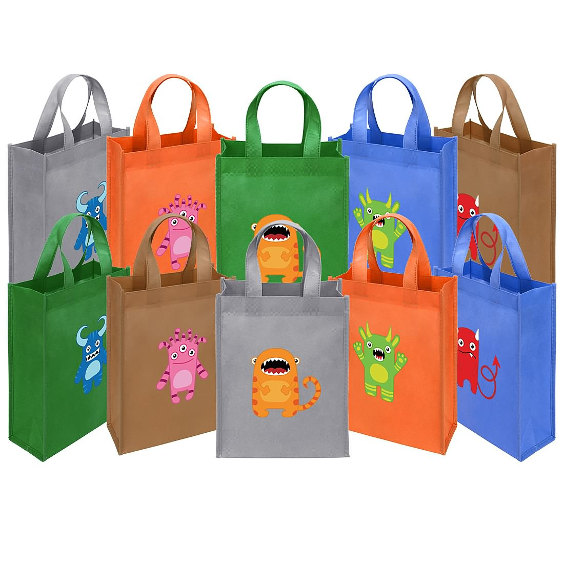 Gift Bags For Kids
 Ava & Kings 10 Pack Reusable Party Favor Goo Bags for