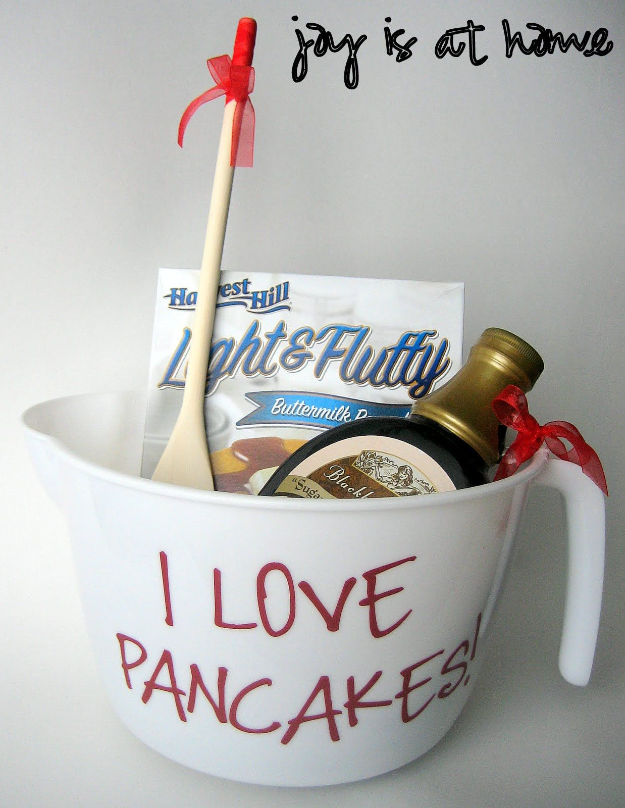 Gift Basket Ideas For Bridal Shower Door Prize
 Bridal Shower Door Prize idea Pancake lover basket