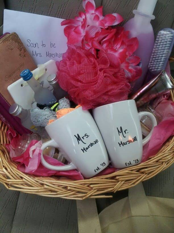 Gift Basket Ideas For Bridal Showers
 Cute Bridal Shower Gift Basket Ideas