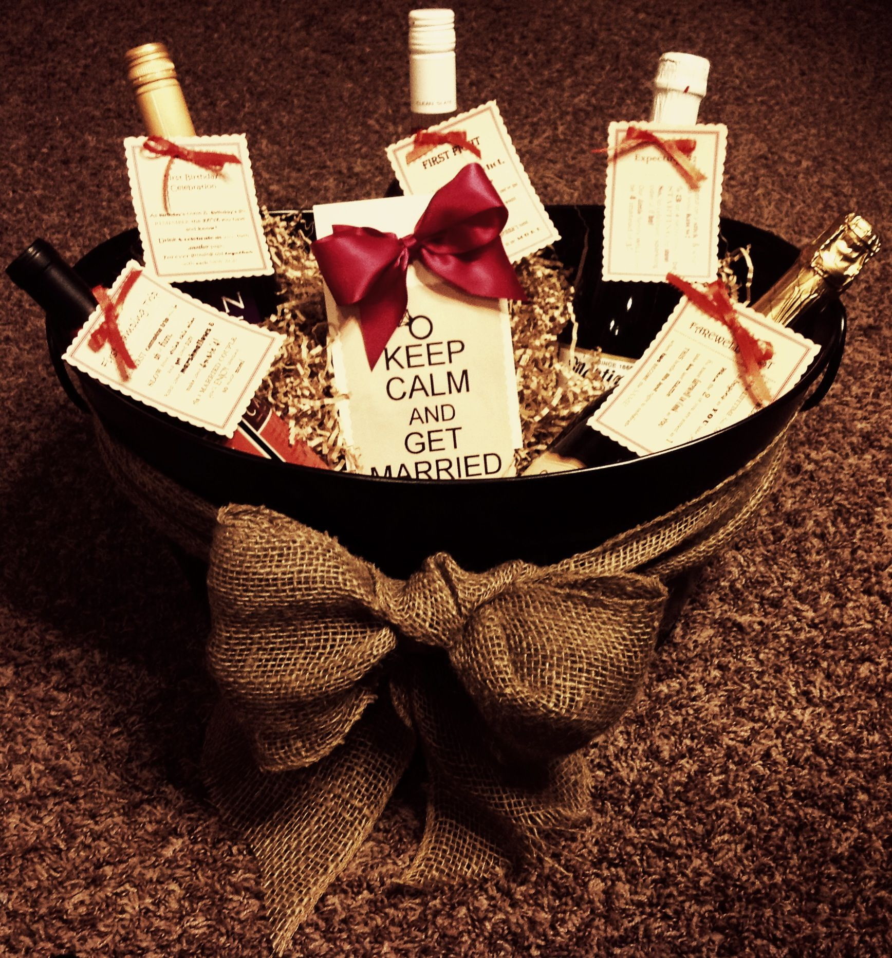 Gift Basket Ideas For Bridal Showers
 Bridal Shower Gift Basket valsjoyfulbaskets