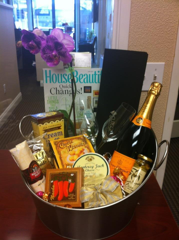 Gift Basket Ideas For Clients
 Thank you basket for my clients