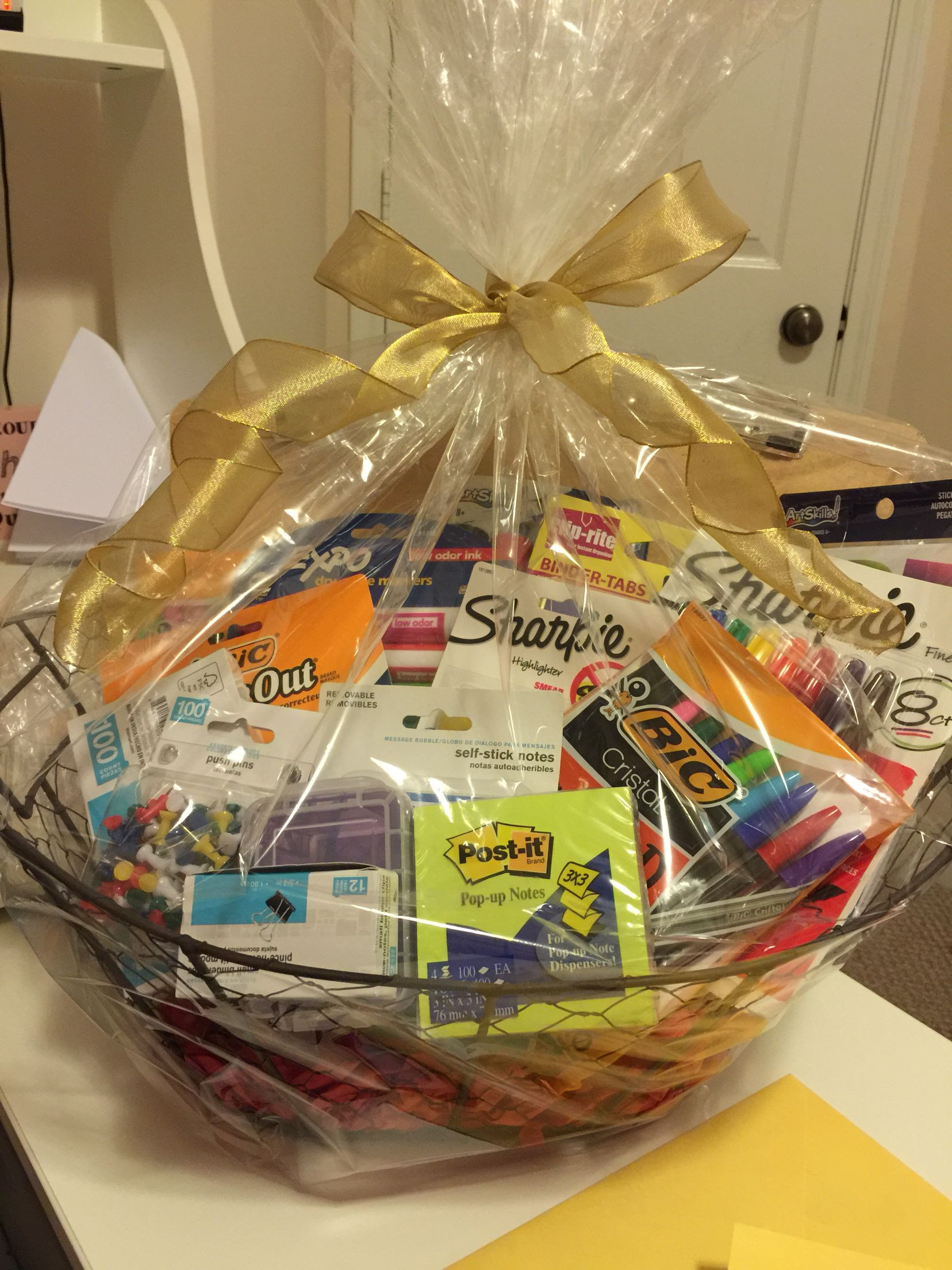Gift Basket Ideas For Employees
 fice supply t basket