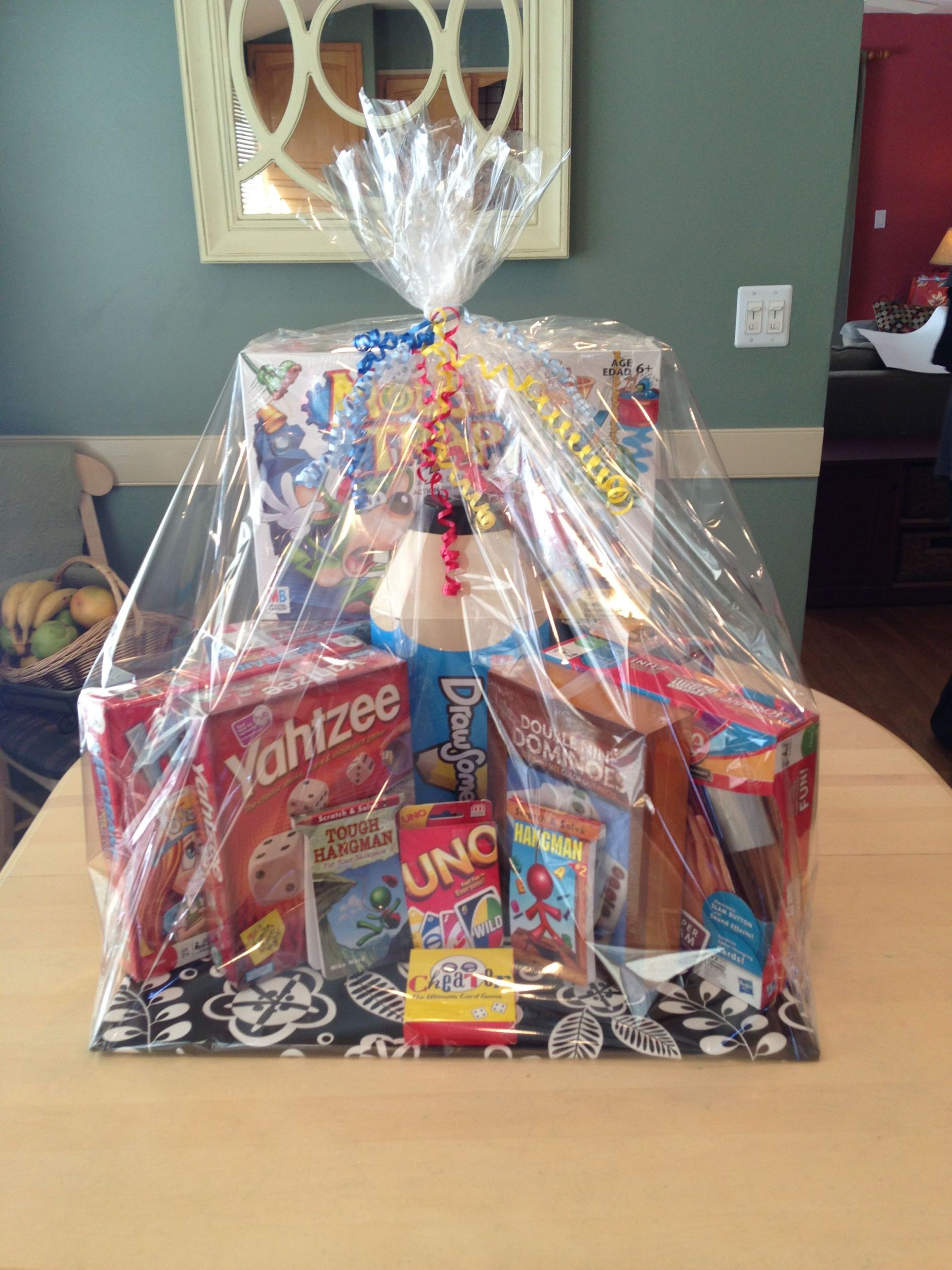 Gift Basket Ideas For Families
 Family Game Night