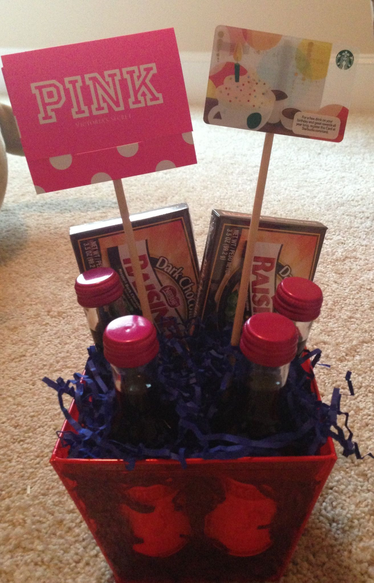 Gift Basket Ideas For Friends Birthday
 Birthday t basket for my sweet friend Can customize to