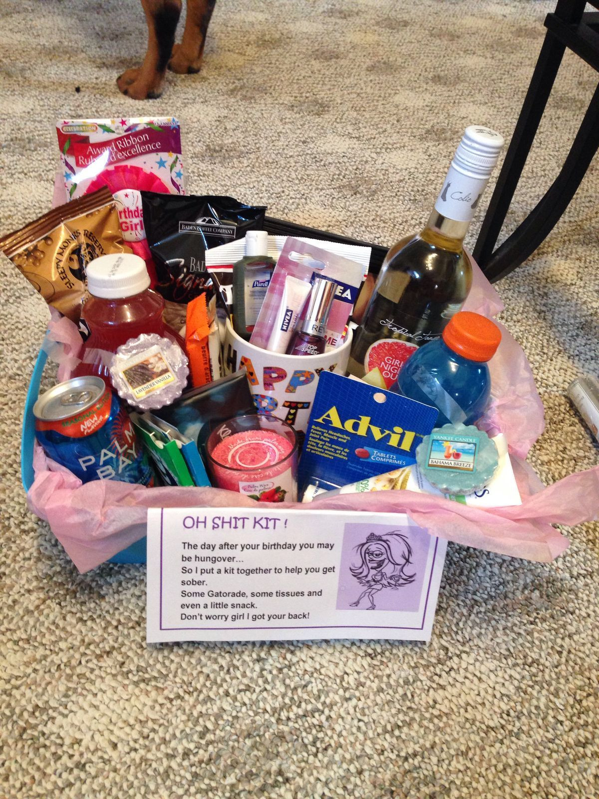 Gift Basket Ideas For Friends Birthday
 Pin by Tara Bradley on Twenty e Time