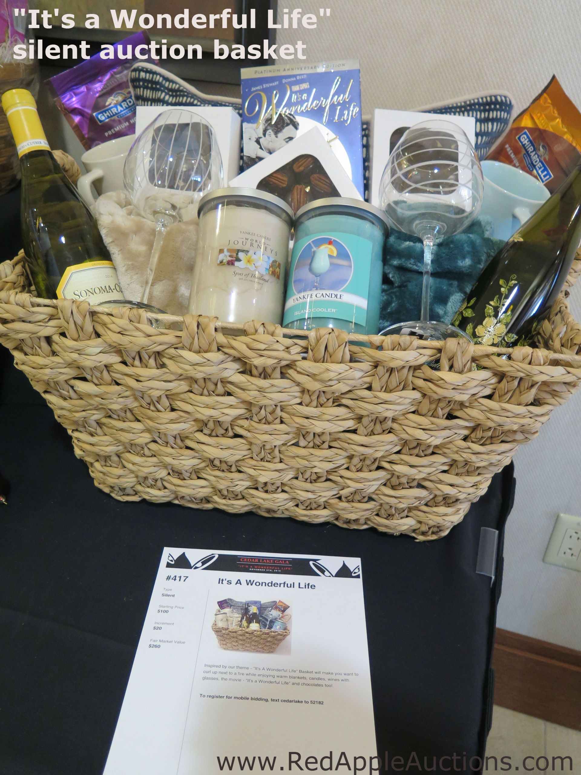 Gift Basket Ideas For Silent Auction Fundraiser
 Themed basket The fundraising auction theme was "It s a