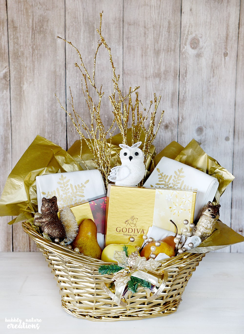 Gift Basket Items Ideas
 Gold Gift Basket Gift Giving Ideas Sprinkle Some Fun