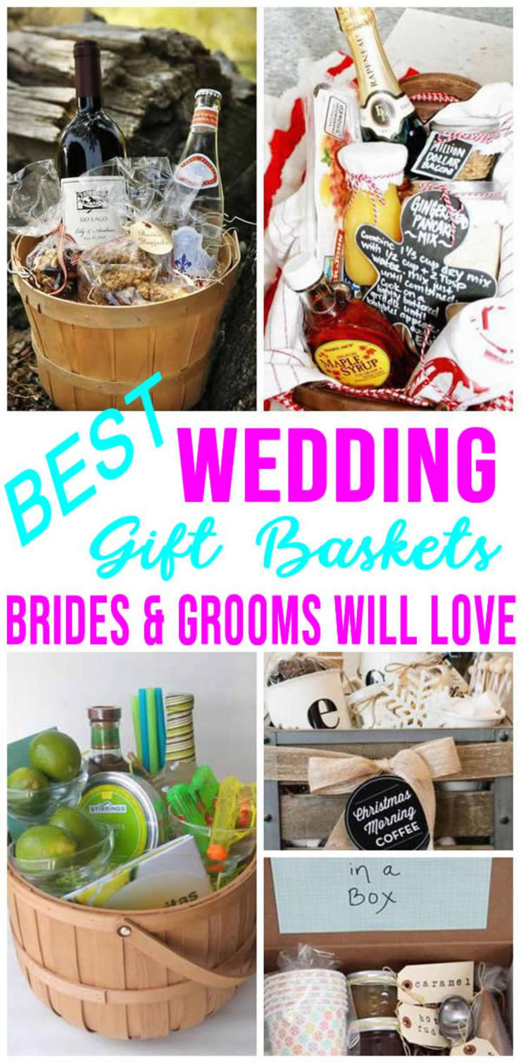 Gift Basket Items Ideas
 BEST Wedding Gift Baskets DIY Wedding Gift Basket Ideas