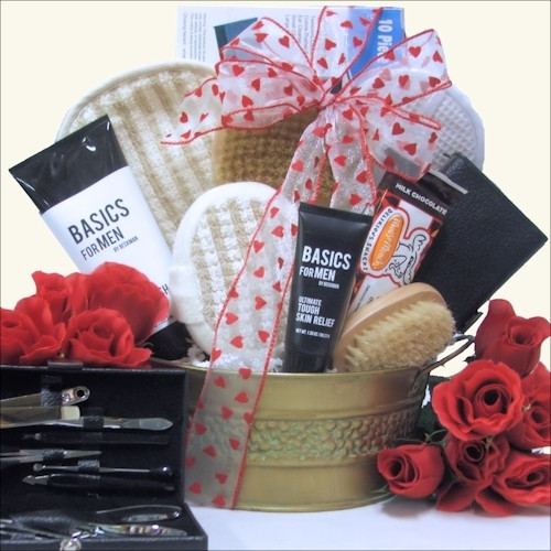 Gift Baskets Ideas For Men
 Just For Men Spa Basket Gifts for Guys Dad Gifts