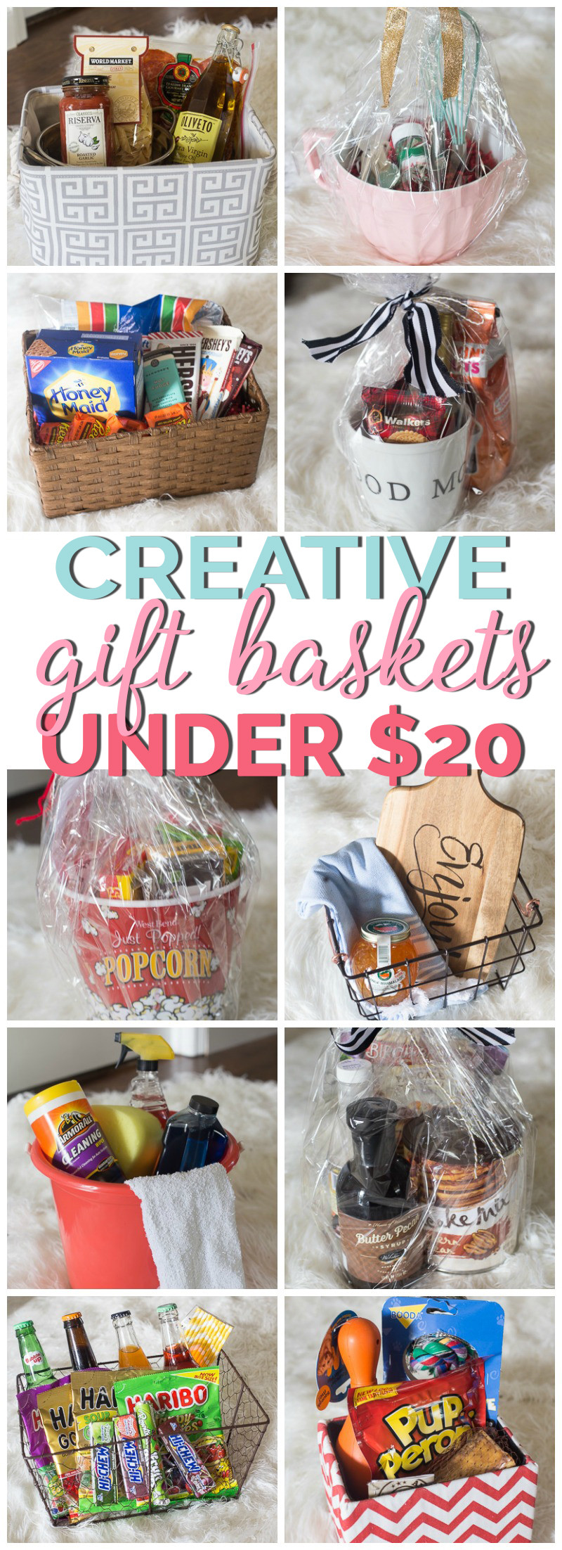 Gift Baskets Ideas For Work
 Creative Gift Basket Ideas Under $20