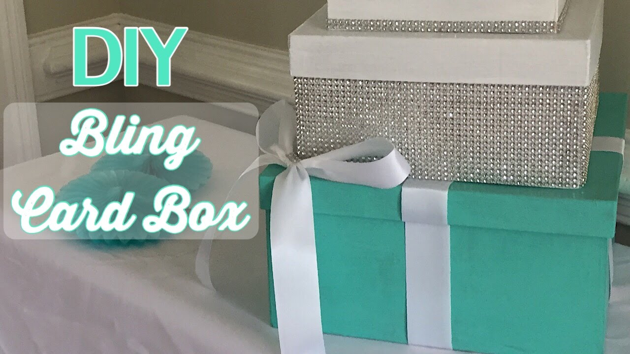 Gift Card Box DIY
 DIY Bling Card Box