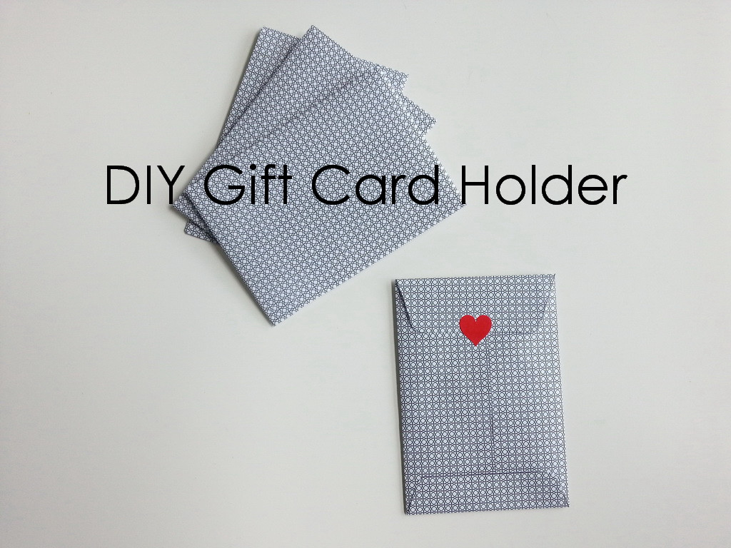 Gift Card Holder DIY
 My Handmade Home Tutorial DIY Gift Card Holder