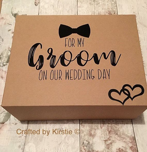 Gift For Groom On Wedding Day
 Groom t box Groom t husband to be t I love the