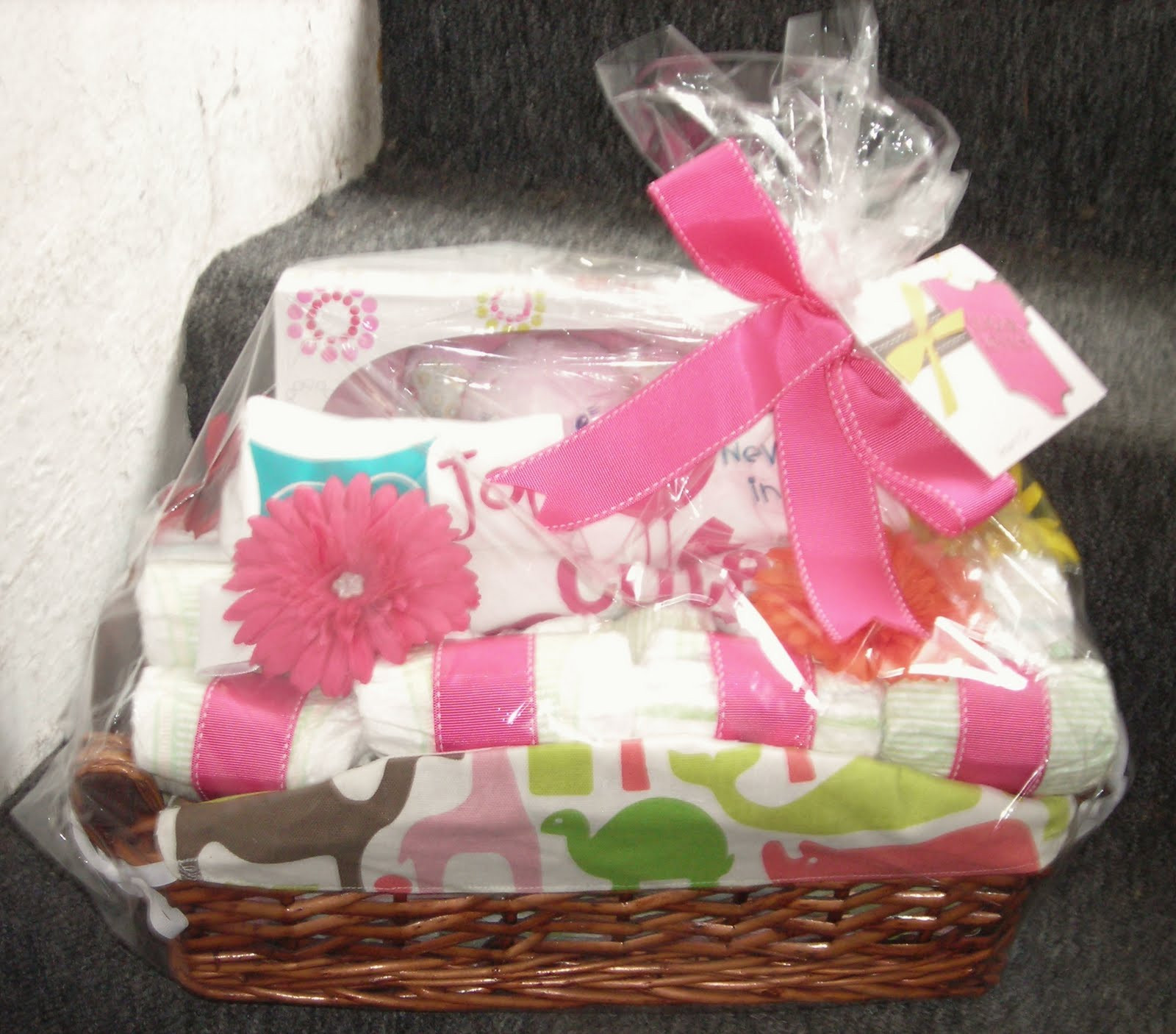 Gift Ideas Baby Girl
 Life in the Motherhood Baby Shower Gift Basket For a