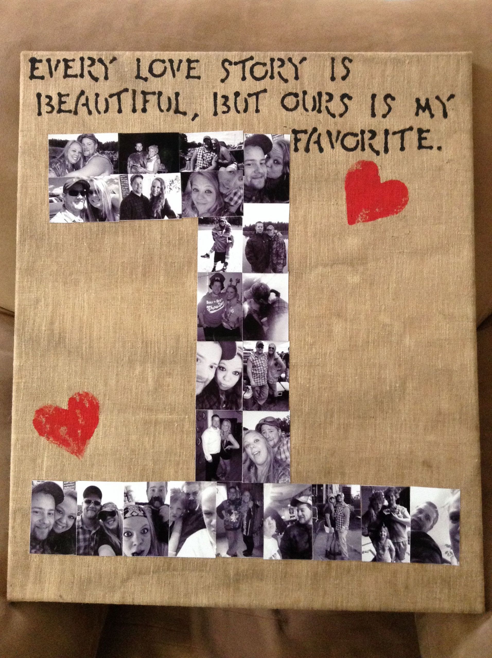 Gift Ideas For 1 Year Anniversary For Him
 e year anniversary t I made for my boyfriend I took