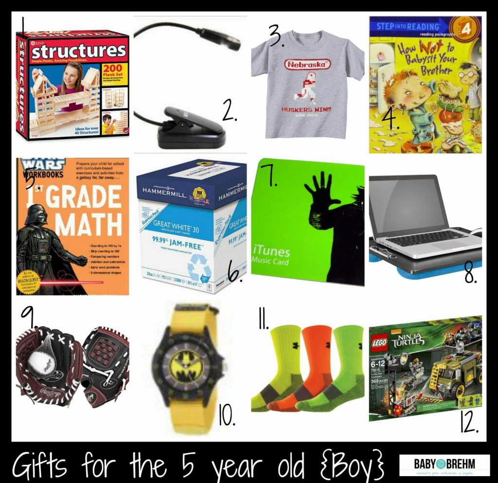 Gift Ideas For 5 Year Old Boys
 Gift Ideas for the 5 Year Old Boy – Baby on the Brehm