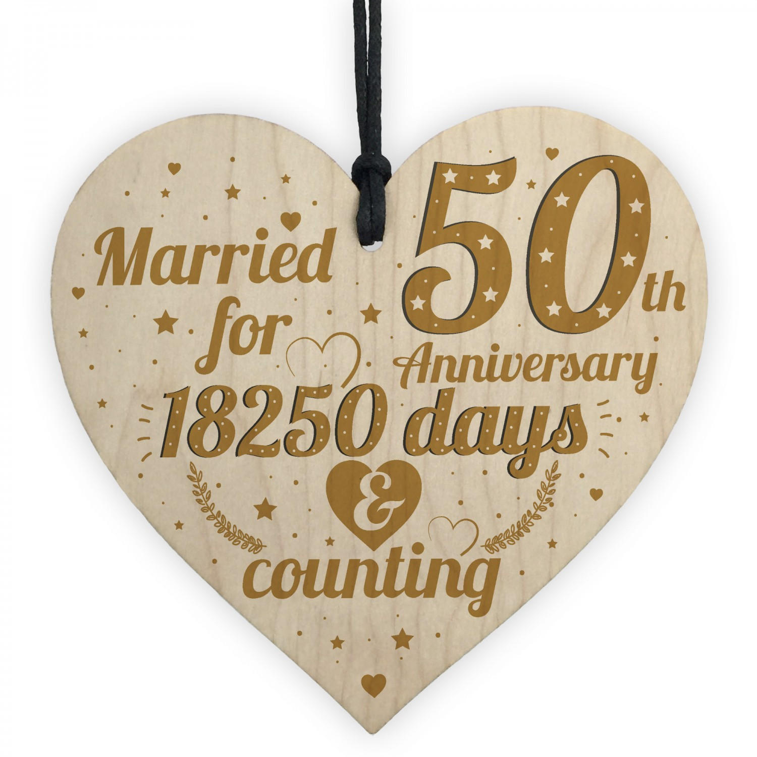 Gift Ideas For 50Th Wedding Anniversary For Friends
 50th Wedding Anniversary Gift Gold Fifty Years Gift For