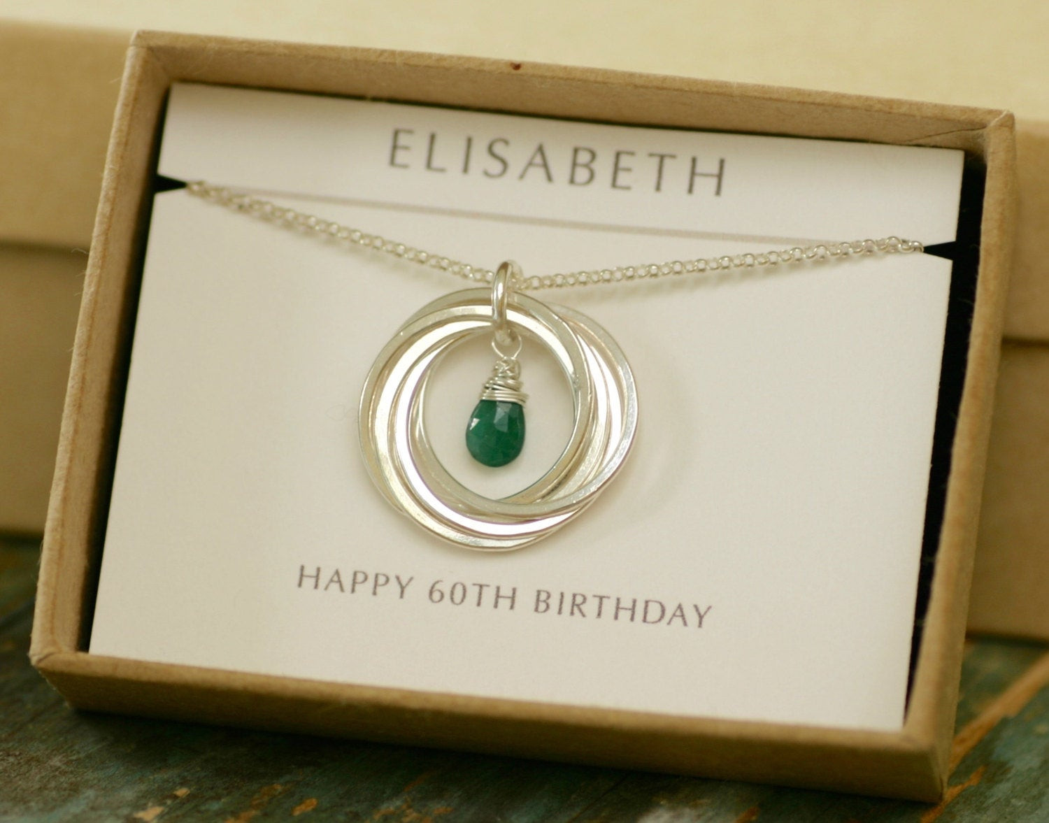 Gift Ideas For 60Th Birthday Female
 60th birthday t for mum t for women emerald necklace