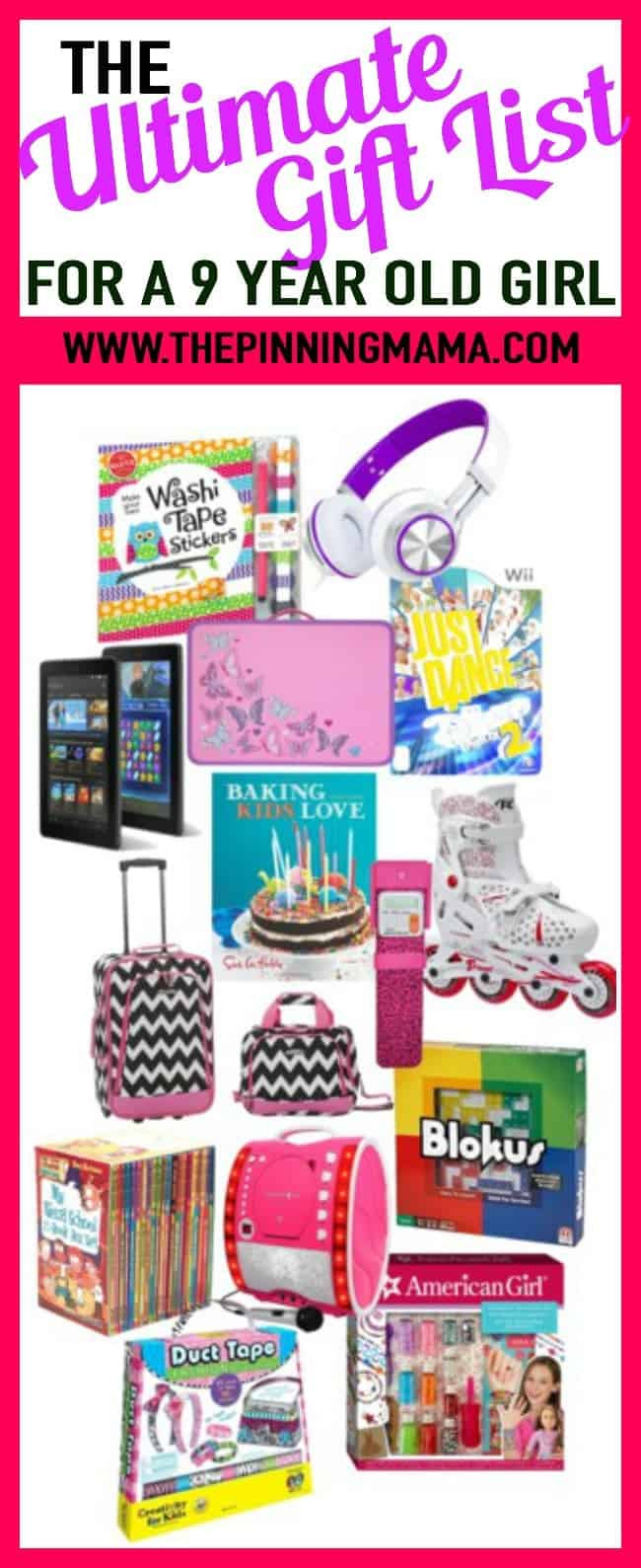 Gift Ideas For 9 Year Old Girls
 The Ultimate Gift List for a 9 Year Old Girl • The Pinning