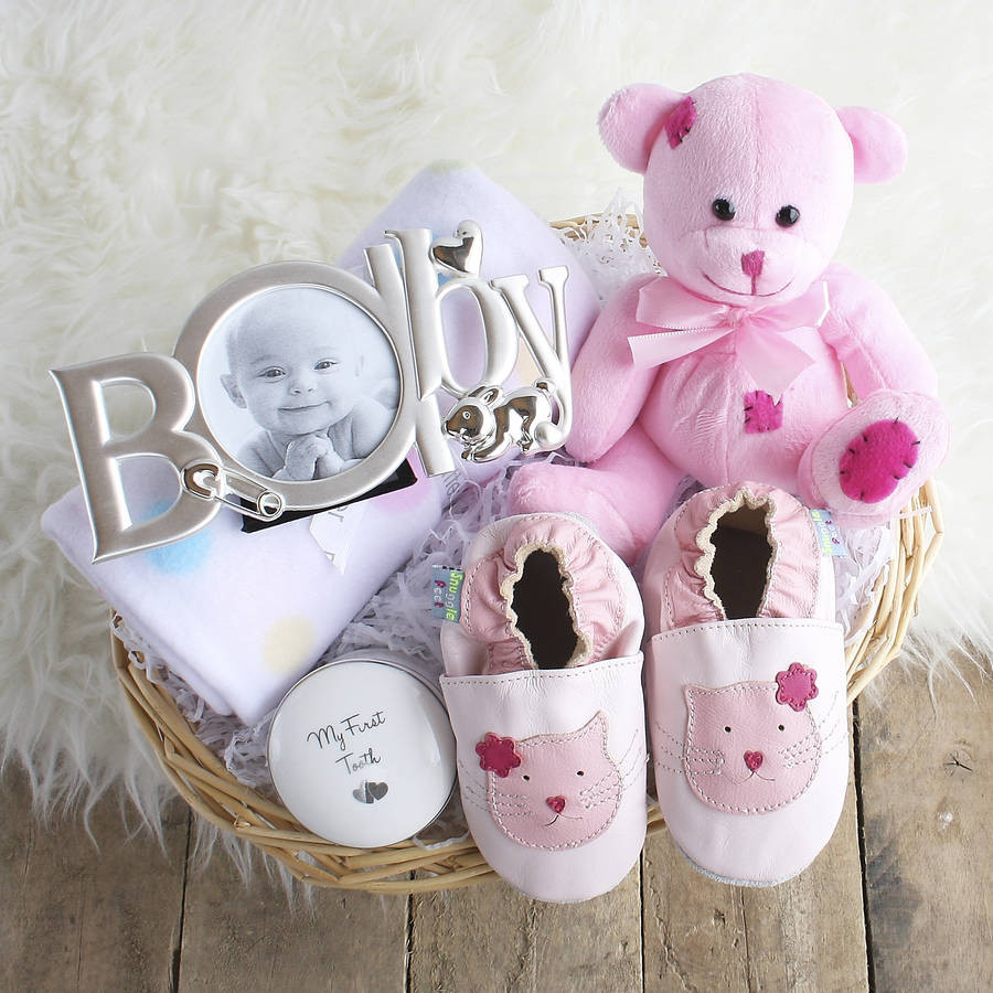 Gift Ideas For Baby Girls
 deluxe girl new baby t basket by snuggle feet