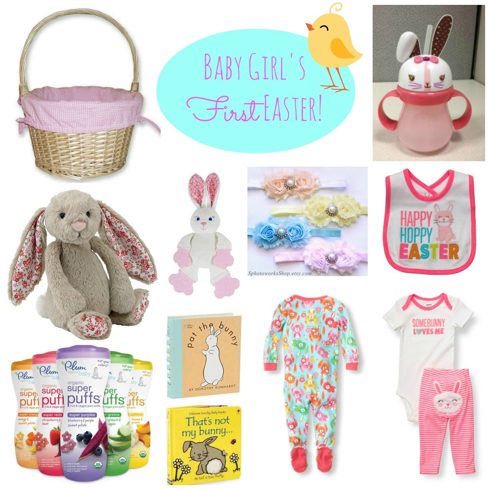Gift Ideas For Baby'S First Easter
 Baby Girl s First Easter Basket Ideas with links for