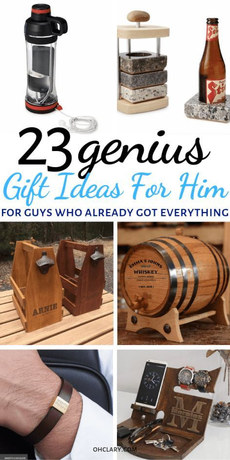 Gift Ideas For Boyfriend Who Has Everything
 24 Unique Gift Ideas for Men Who Have Everything 2019