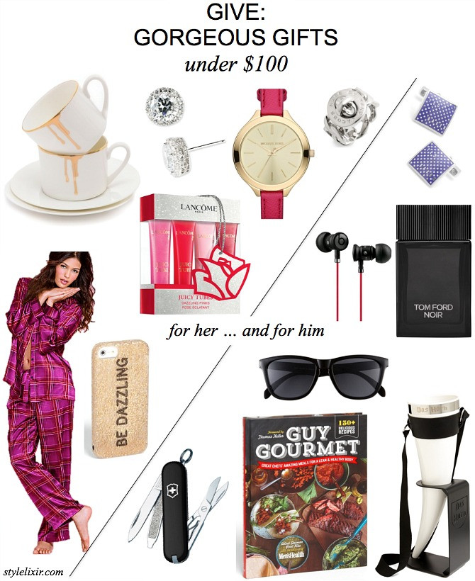 Gift Ideas For Boyfriends Mom
 GIVE Gorgeous Gifts For Her and Him Under $100