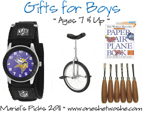 Gift Ideas For Boys Age 7
 Christmas Gift Ideas for Boys Ages 7 & Up Mariel s