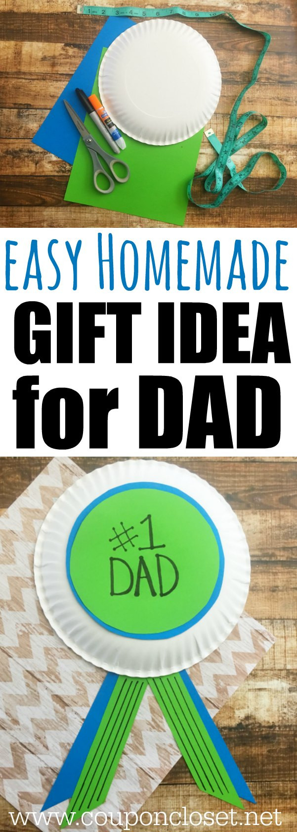 Gift Ideas For Dad From Kids
 Homemade Father s Day Gift Idea 1 Dad Award e Crazy Mom