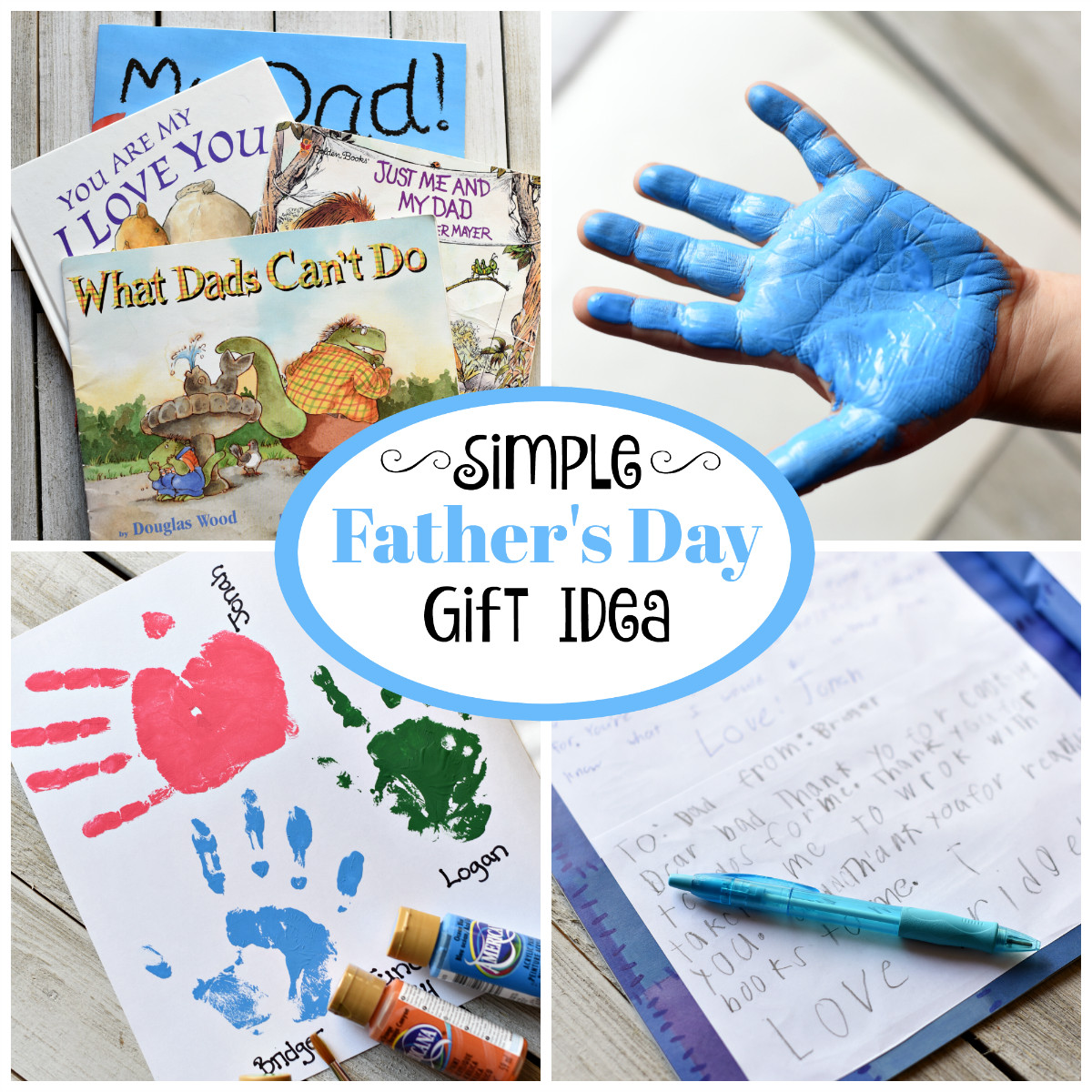 Gift Ideas For Dad From Kids
 Simple Father s Day Gifts from Kids – Fun Squared
