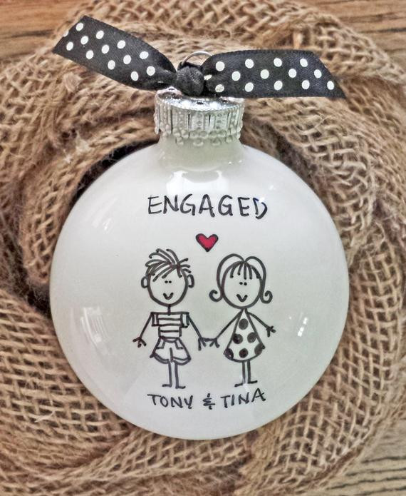 Gift Ideas For Engaged Couple
 Engaged Engagement Gift Engagement Personalized by
