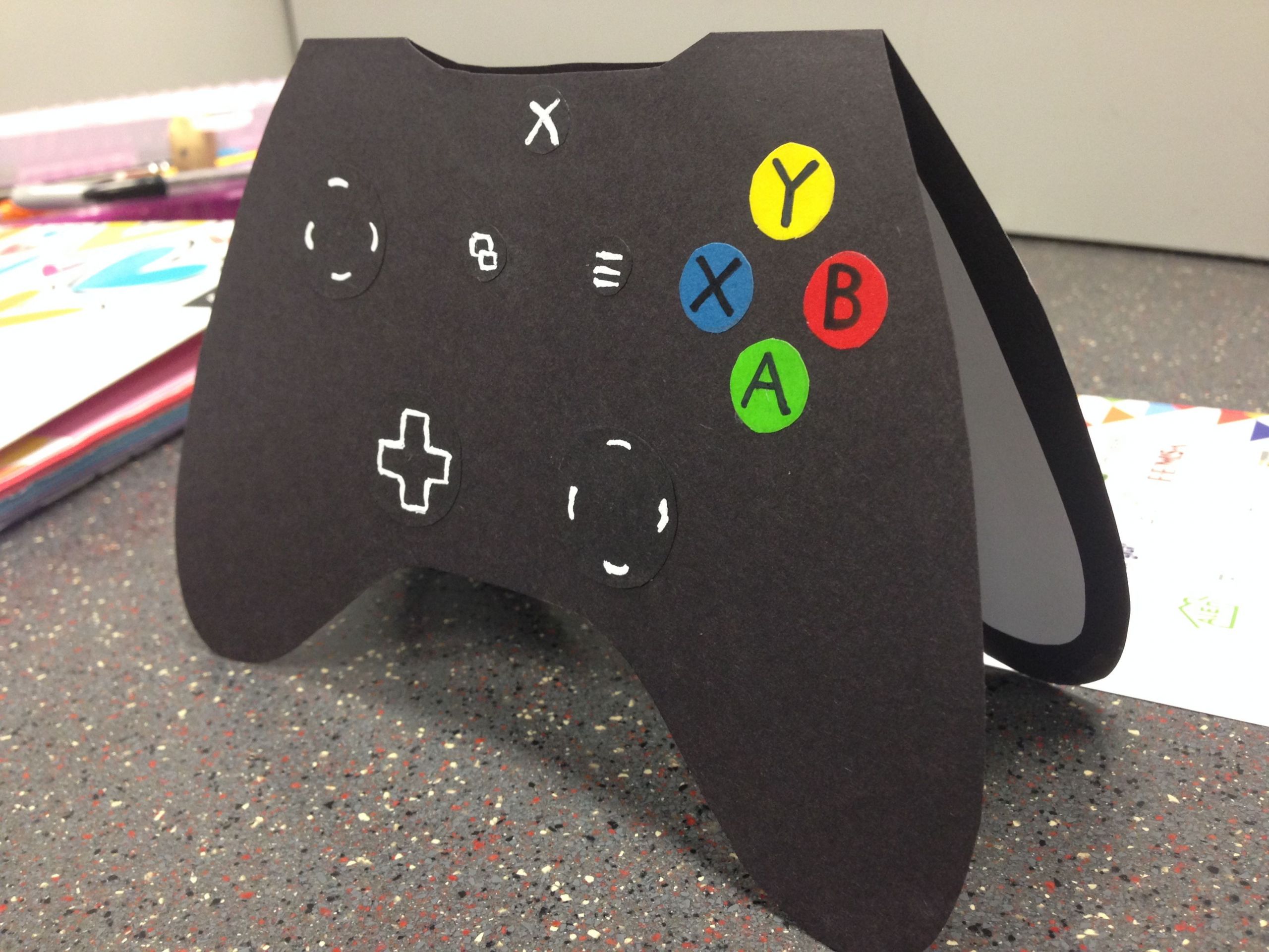 Gift Ideas For Gamer Boyfriend
 Xbox controller card
