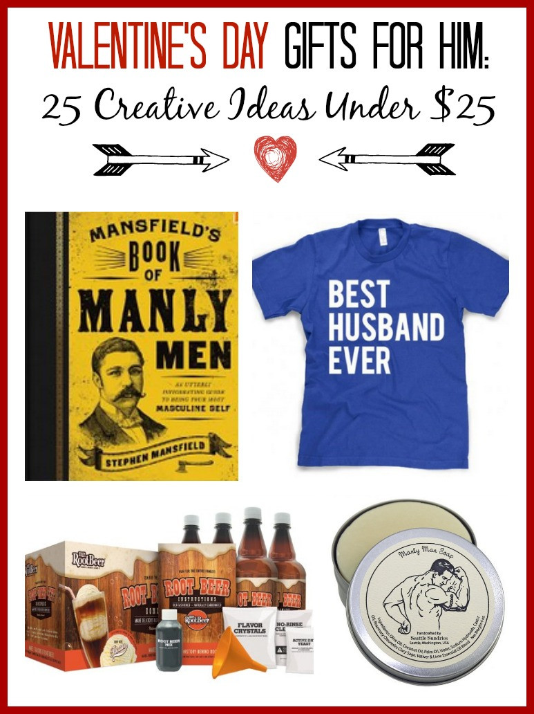 Gift Ideas For Men For Valentines Day
 Valentine s Gift Ideas for Him 25 Creative Ideas Under $25