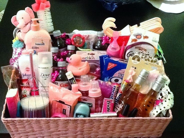 Gift Ideas For Mom To Be At Baby Shower
 My basket for the mommy to be in the hospital room A