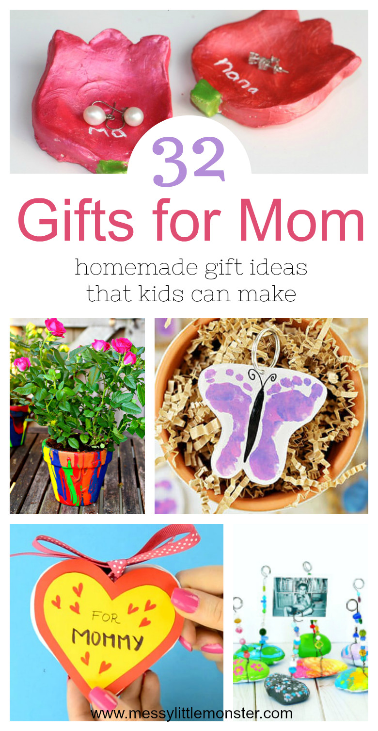 Gift Ideas For Moms Birthday
 Gifts for Mom from Kids – homemade t ideas that kids