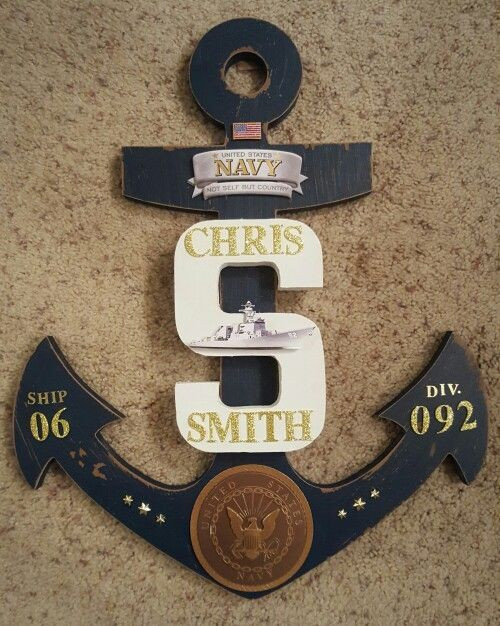 Gift Ideas For Navy Boot Camp Graduation
 Navy Graduation Door Hanger