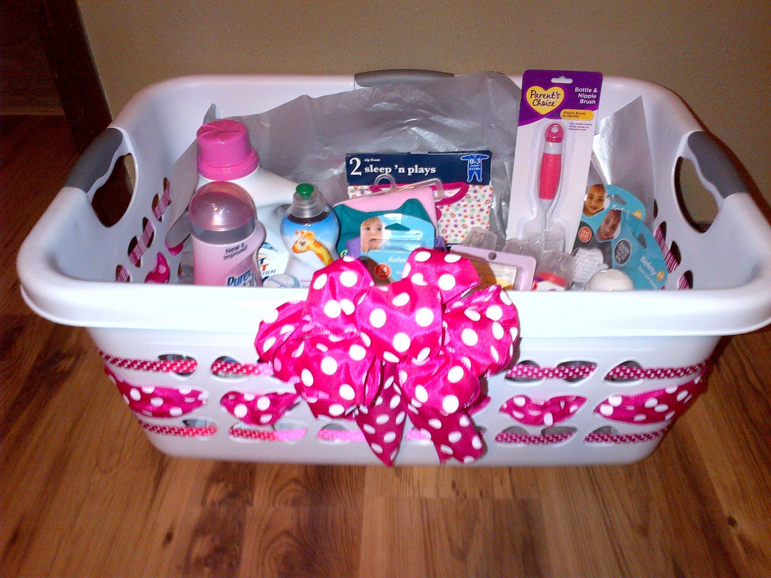 Gift Ideas For New Baby Girl
 Laundry basket baby ts