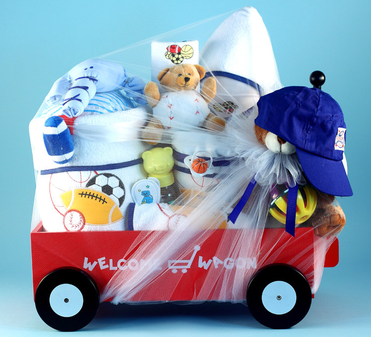 Gift Ideas For Newborn Baby Boy
 Deluxe Wel e Wagon Baby Boy Gift at Best Prices