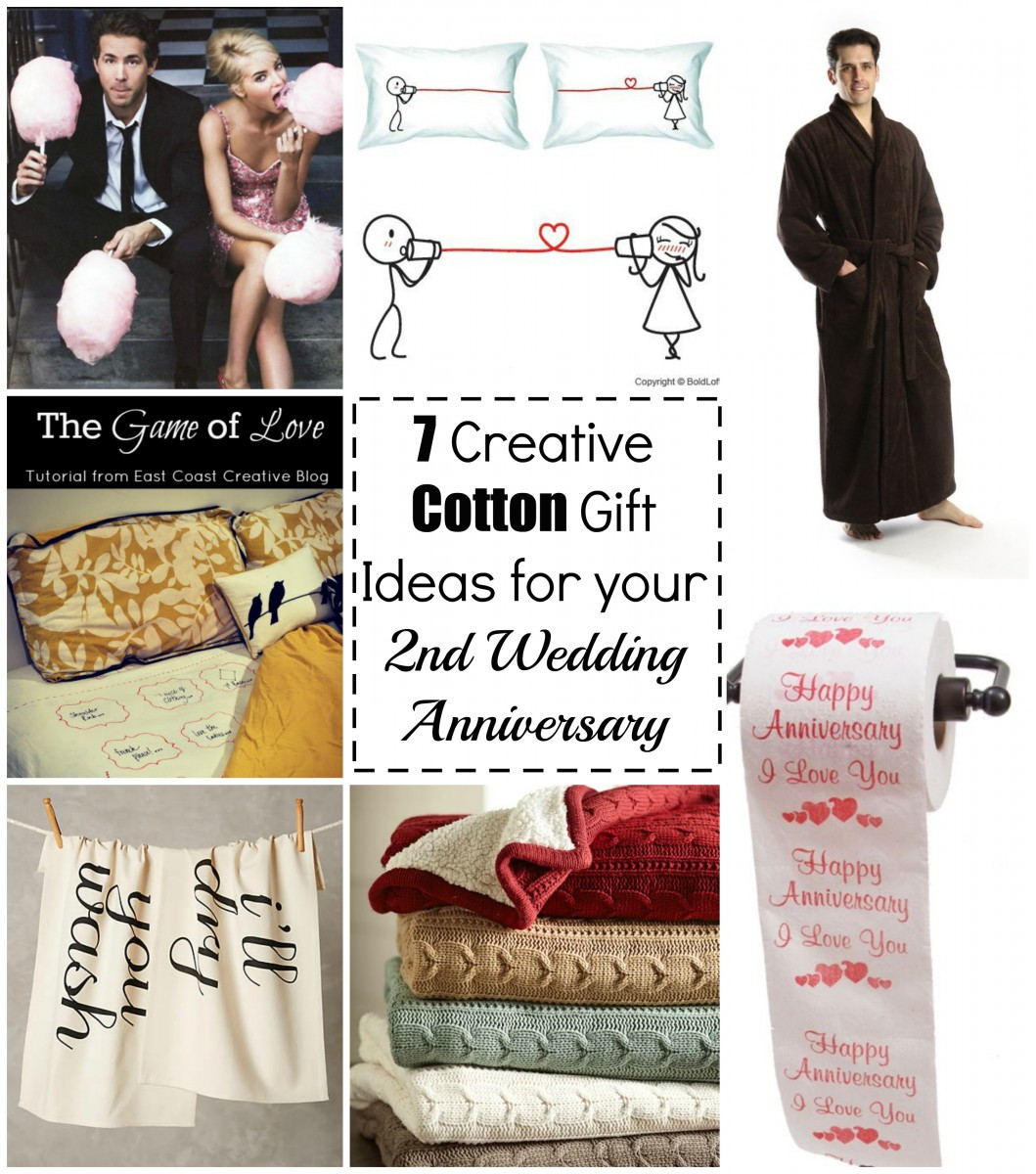 Gift Ideas For Second Wedding Anniversary
 7 Cotton Gift Ideas for your 2nd Wedding Anniversary