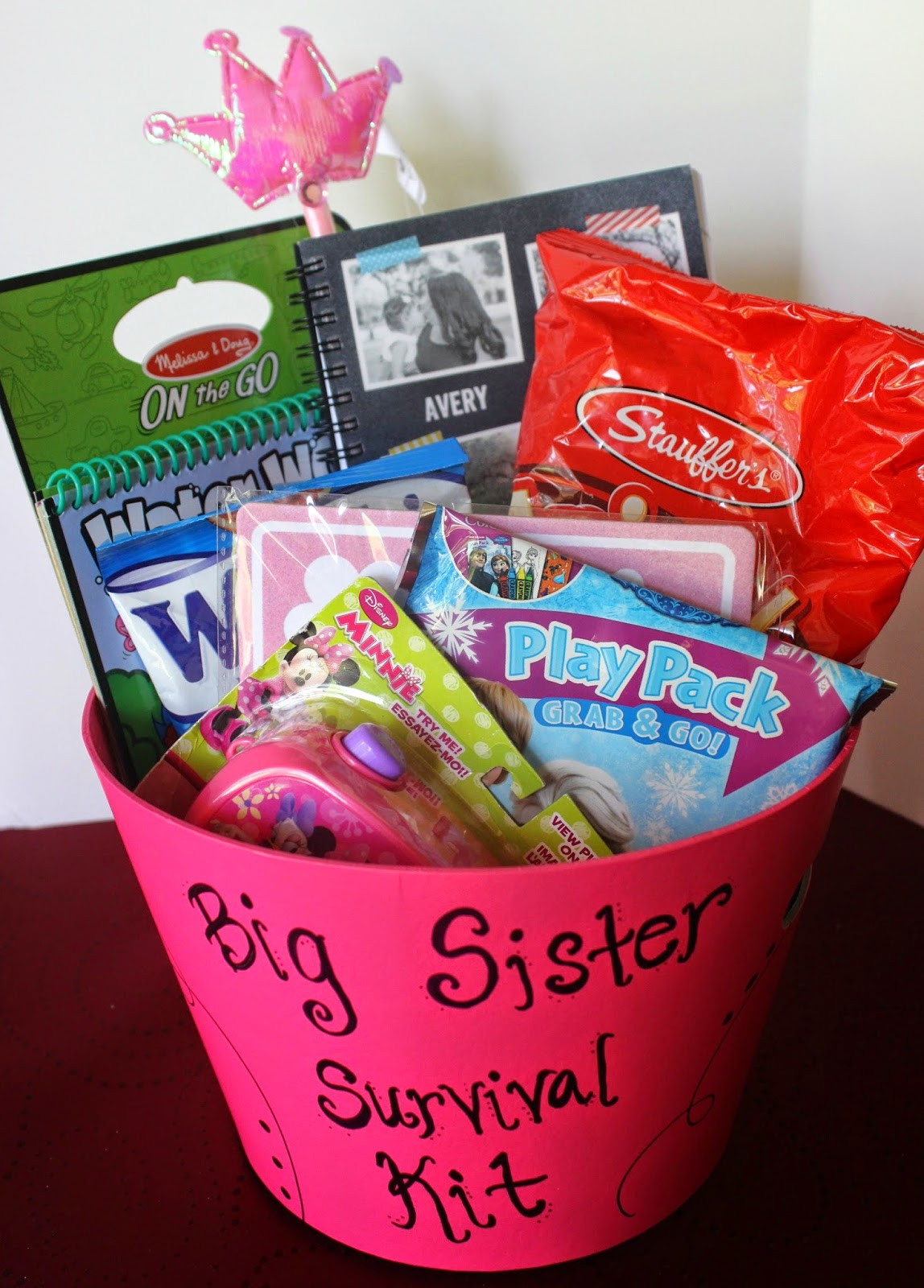 Gift Ideas For Siblings When Baby Is Born
 simply made with love Big Sister Survival Kit