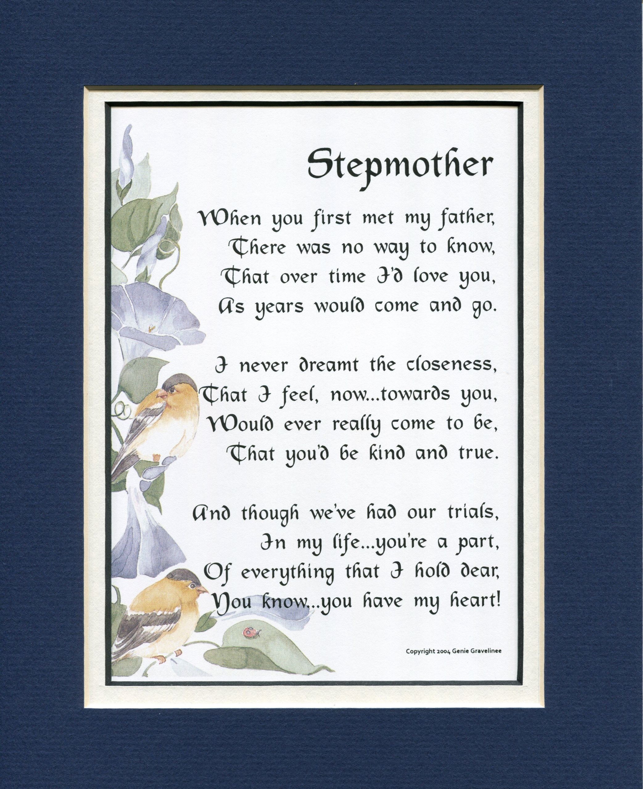 Gift Ideas For Stepmother
 Gifts for stepmom Gifts for stepmothers Mothers Day ts
