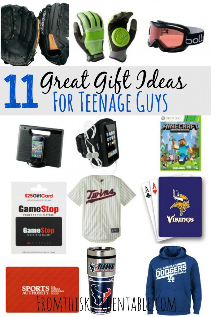 Gift Ideas For Teenage Boys
 Gift Ideas for Teenage Boys From This Kitchen Table