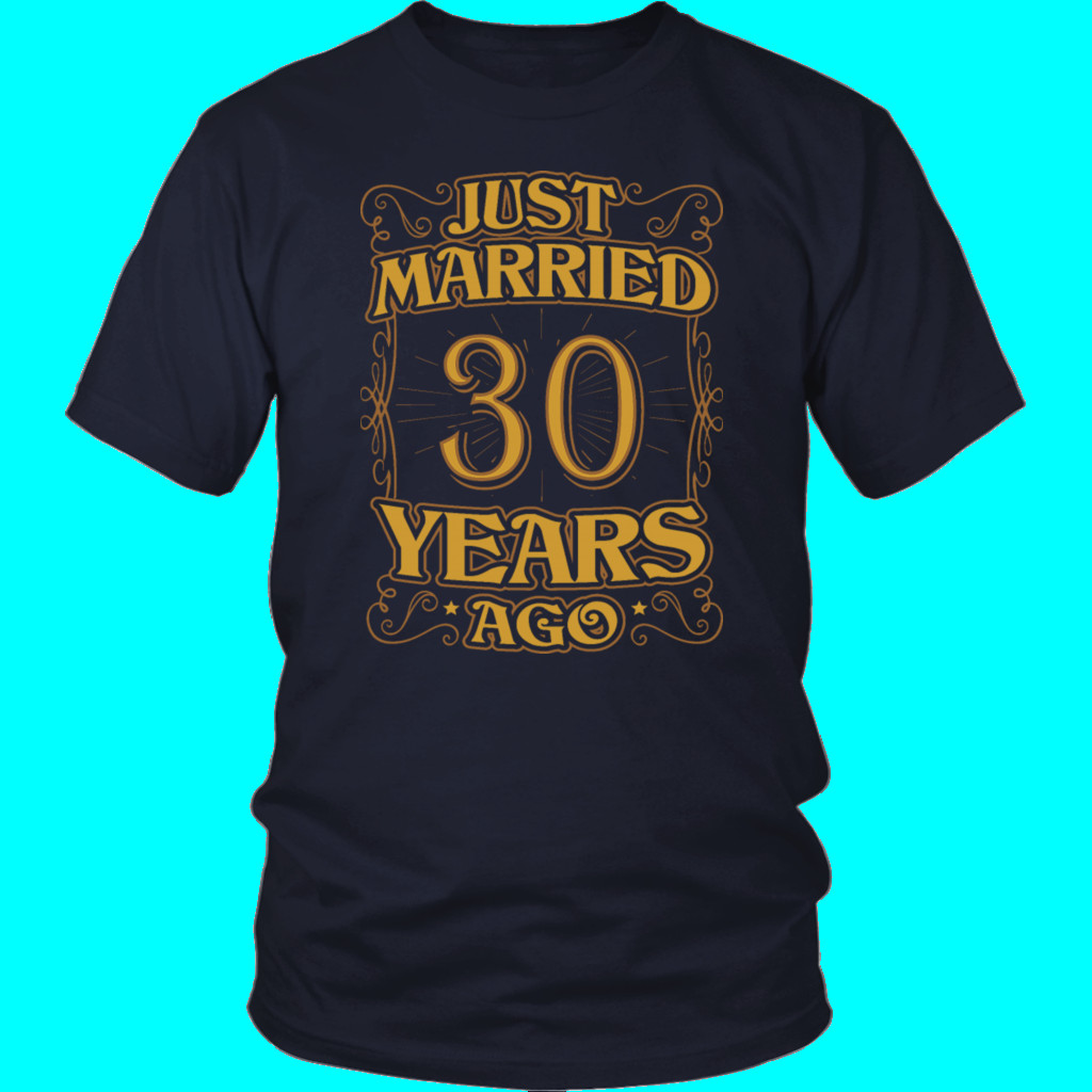 Gift Ideas For Young Married Couples
 Just Married 30 Years Ago Funny Anniversary Gift – Bornmay