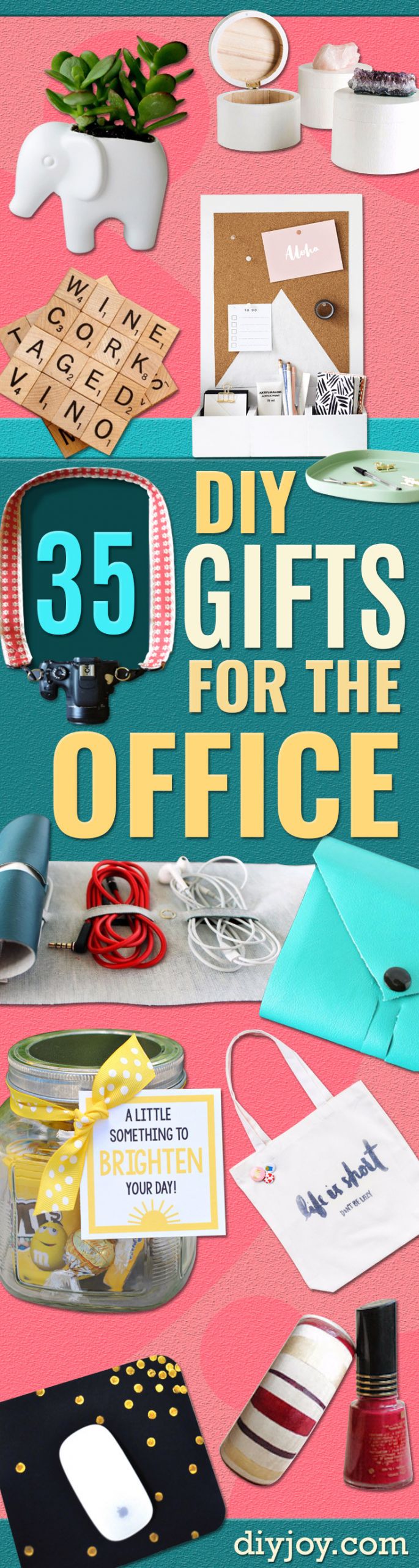 Gift Ideas Office Christmas Party
 35 DIY Gifts for The fice