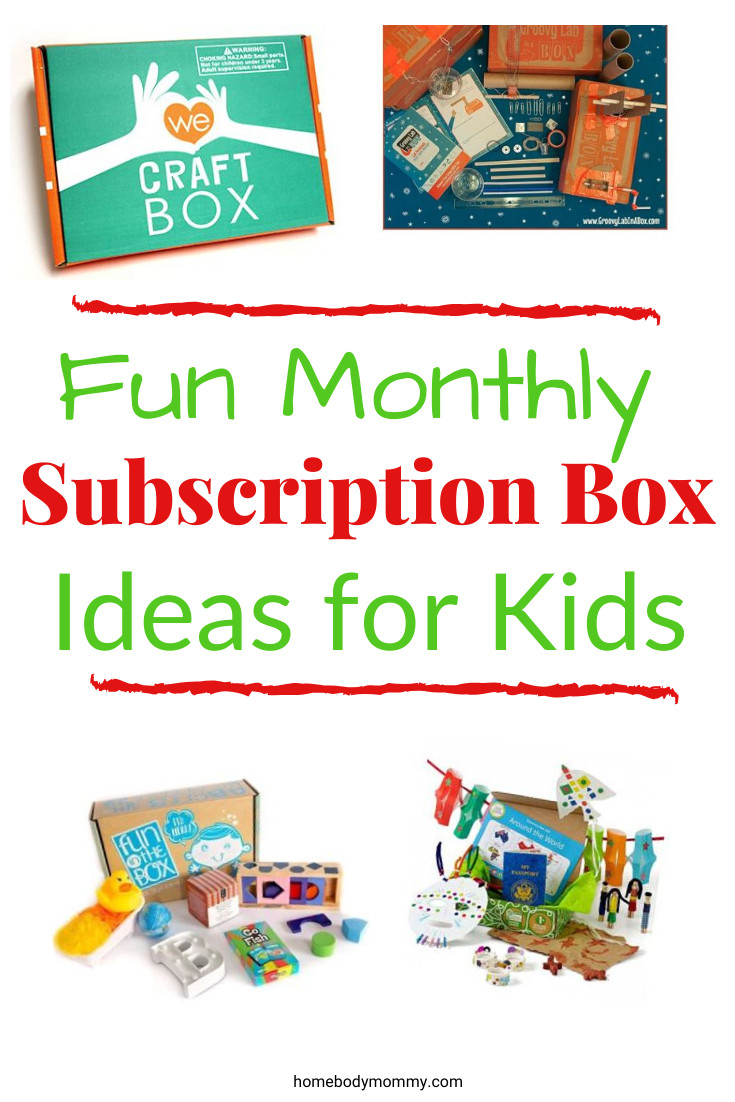 Gift Subscription For Kids
 Monthly Subscription Boxes for Kids Fun Gift Ideas