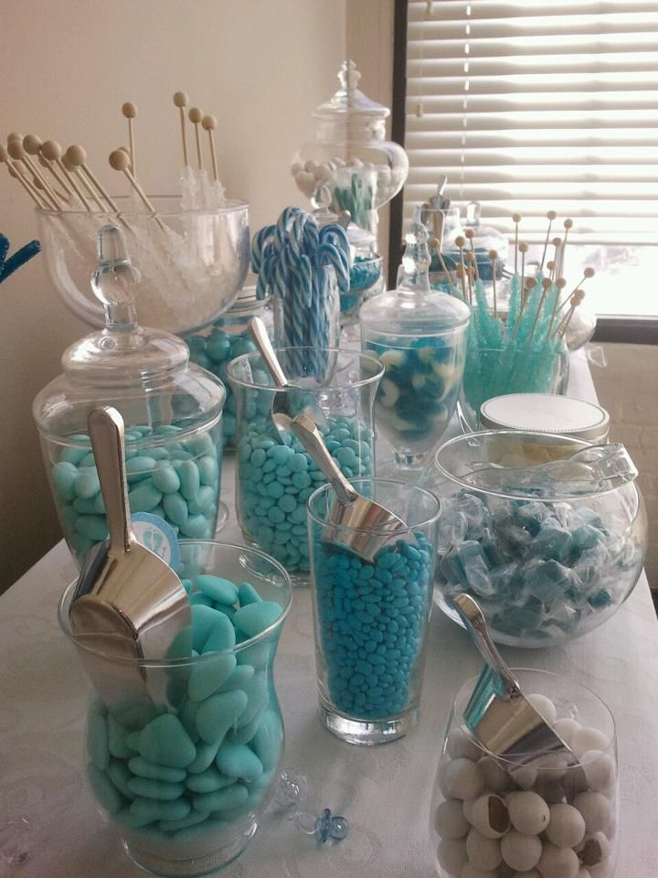 Gift Table Ideas For Baby Shower
 My baby shower candy bar Instead of sending guests home
