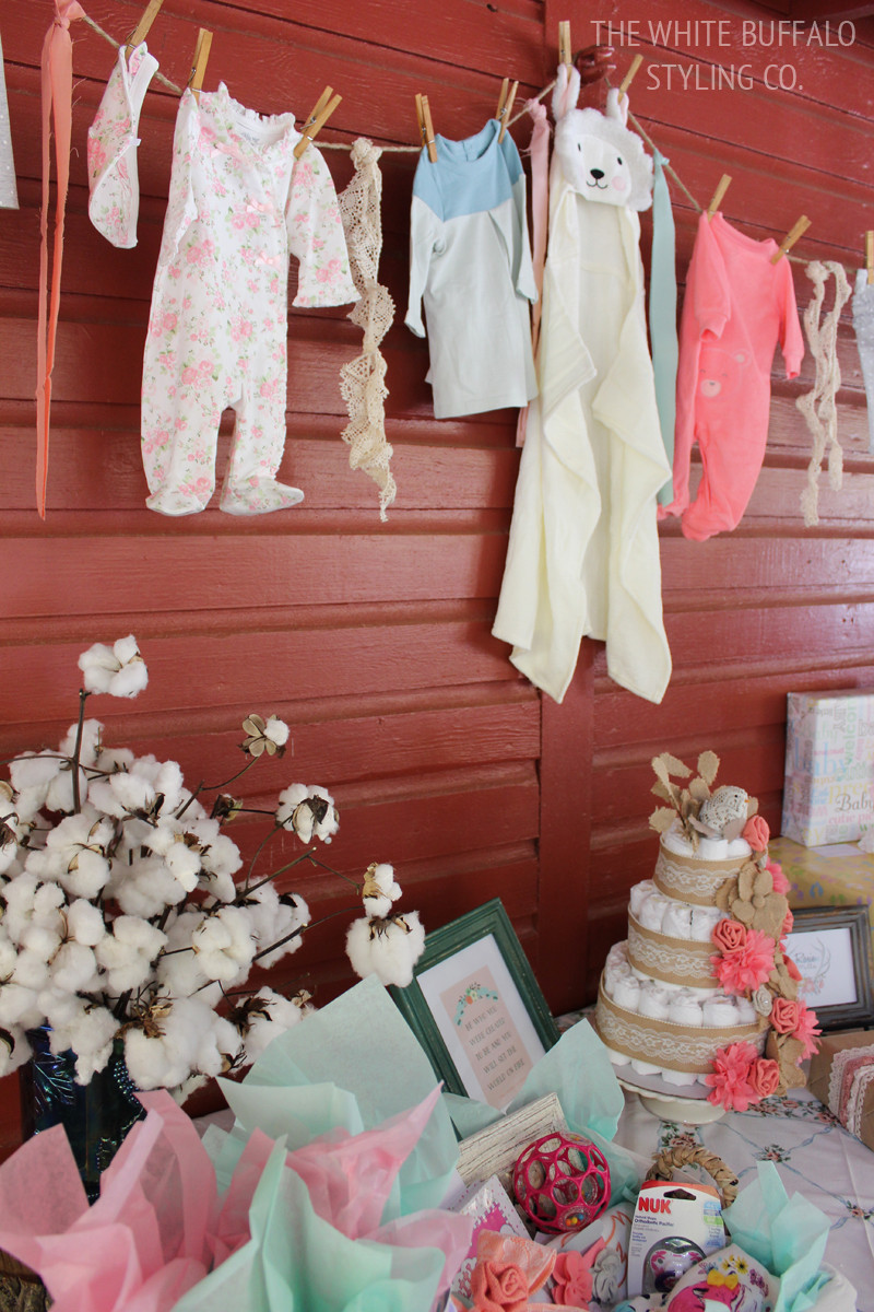 Gift Table Ideas For Baby Shower
 Vintage & Rustic Fall Baby Shower