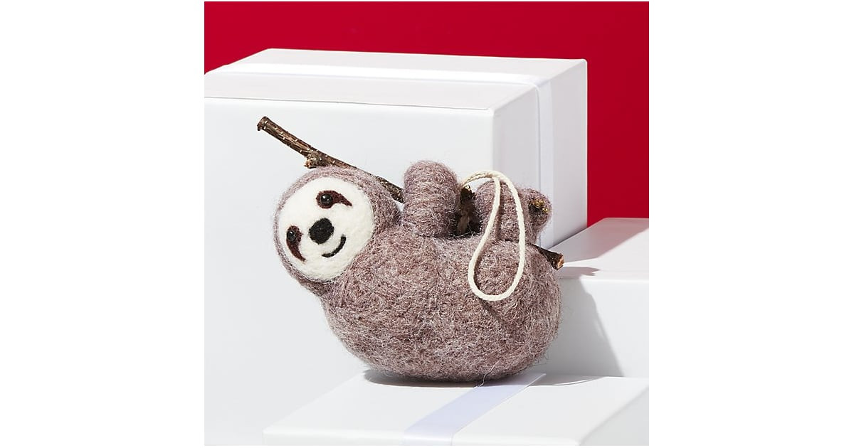 Gifts For Animal Loving Kids
 Boiled Wool Hanging Sloth Ornament