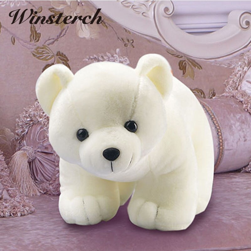 Gifts For Animal Loving Kids
 45cm Beanie Boo Polar Bear Soft Stuffed Doll Animal Cute