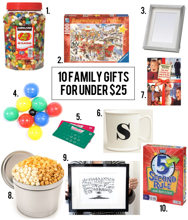 Gifts For Families With Kids
 Boxwood Clippings Blog Archive 10 Family Gifts for $25